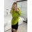 Women's elegant party long sleeve dress (S/M ONE SIZE) ITALIAN FASHION IM322282