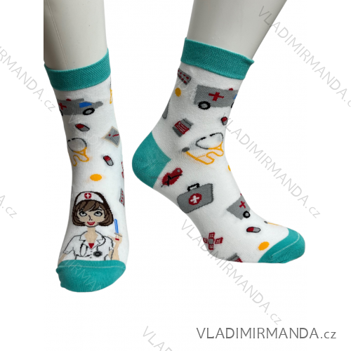 Happy Doctor Damensocken (35-37,38-40) POLISH FASHION DPP23DOKTORKA Farbe siehe Foto 38-40