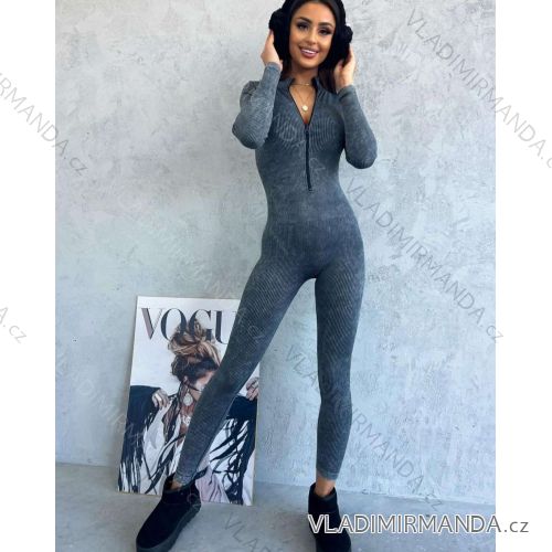 Overal teplý dlouhý rukáv dámský (XS/S/M ONE SIZE) ITALSKÁ MÓDA IMWAE242992