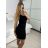 Langarmkleid für Damen (S/M EINHEITSGRÖSSE) ITALIAN FASHION IMPBB232L24157 -   schwarz -   S / M