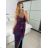 Langarm-Partykleid für Damen (S/M EINHEITSGRÖSSE) ITALIAN FASHION IMPSH235429 rot S / M