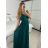 Women's elegant evening dress with straps (S/M ONE SIZE) ITALIAN FASHION IMPSH2280566
