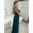 Women's elegant evening dress with straps (S/M ONE SIZE) ITALIAN FASHION IMPSH2280566