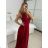 Šaty dlouhé elegantní společenské třpytivé bez rukávu dámské (S/M ONE SIZE) ITALSKÁ MÓDA IM424860