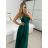 Elegantes Damen-Partykleid mit langen Ärmeln (S/M ONE SIZE) ITALIAN FASHION IM322282 -   Smaragdgrün -   S / M