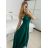 Elegantes Damen-Partykleid mit langen Ärmeln (S/M ONE SIZE) ITALIAN FASHION IM322282 -   Smaragdgrün -   S / M