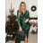 Women's Long Chiffon Short Sleeve Dress (S/M ONE SIZE) ITALIAN FASHION IMWGS231048