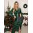 Women's Long Chiffon Short Sleeve Dress (S/M ONE SIZE) ITALIAN FASHION IMWGS231048