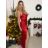 Women's Strappy Long Party Dress (S/M ONE SIZE) ITALIAN FASHION IMPSH246455/DU -   růžová fuchsiová -   S/M/L