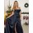 Women's Strappy Long Party Dress (S/M ONE SIZE) ITALIAN FASHION IMPSH246455/DU -   růžová fuchsiová -   S/M/L