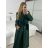 Women's Button Down Coat (L/XL ONE SIZE) ITALIAN FASHION IM323AMANDA