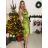 Šaty společenské dlouhé elegantní na ramínka satén dámské (S/M ONE SIZE) ITALSKÁ MÓDA IMPSH236357A/DU -   zelená smaragdová -   S/M/L