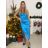 Šaty společenské dlouhé elegantní na ramínka satén dámské (S/M ONE SIZE) ITALSKÁ MÓDA IMPSH236357A/DU -   zelená smaragdová -   S/M/L