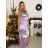 Šaty společenské dlouhé elegantní na ramínka satén dámské (S/M ONE SIZE) ITALSKÁ MÓDA IMPSH236357A/DU -   zelená smaragdová -   S/M/L