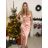 Šaty společenské dlouhé elegantní na ramínka satén dámské (S/M ONE SIZE) ITALSKÁ MÓDA IMPSH236357A/DU -   zelená smaragdová -   S/M/L