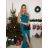 Elegant formal dress with straps for women (S / M ONE SIZE) ITALIAN FASHION IM321576 -   růžová fuchsiová -   S/M/L