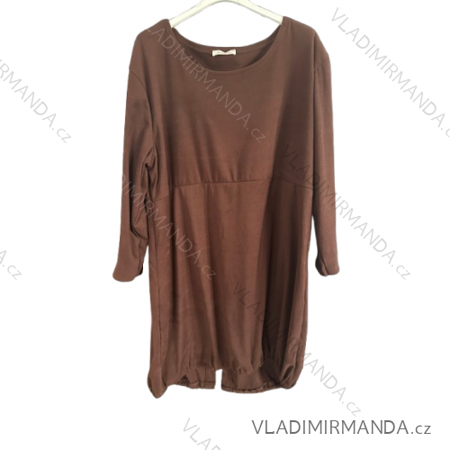 Hoodie Velvet Hooded Long Sleeve Damen Plus Size Dress (L/XL/2XL ONE SIZE) ITALIAN FASHION IM4221269