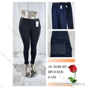 Džegíny dlouhé zateplené dámské nadrozměr (2XL-6XL) Qifeng QIF24AX-56318-125