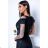 Women's Plus Size (42-46) Long Elegant Party Sleeveless Dress POLISH FASHION PMLBC23265-10 black 46