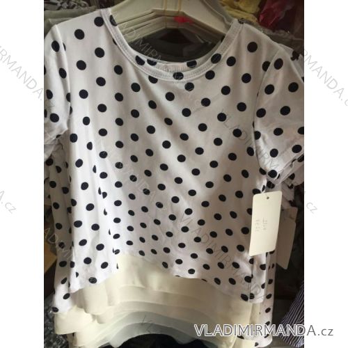 T-shirt blouse short sleeve for girls (4-14 years) ITALIAN MLADA Móda IMM3578
