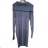 Women's long sleeve turtleneck knit dress (S/M ONE SIZE) FRENCH FASHION FMB24D-525