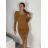 Women's Long Chiffon Short Sleeve Dress (S/M ONE SIZE) ITALIAN FASHION IMWGS231048