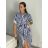 Kurzärmliges Sommerkleid für Damen (Einheitsgröße S/M) ITALIAN FASHION IMM23M20814