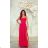 Damen (34-38) POLISH FASHION PMLWD24AMELIA Trägerloses langes Partykleid mit Pailletten růžová fuchsiová 38