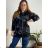 Damen-Langarm-Hoodie mit schwachem Reißverschluss (L/XL/2XL, EINE GRÖSSE) ITALIAN FASHION IMB22181