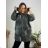 Women's Long Sleeve Weak Zip Hoodie (L/XL/2XL ONE SIZE) ITALIAN FASHION IMB22181