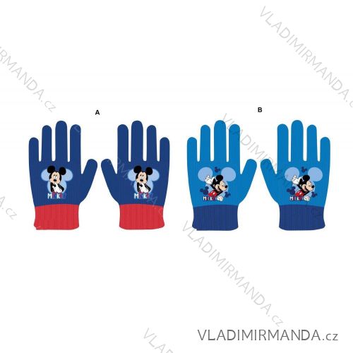 Rukavice zimní prstové mickey mouse dětské chlapecké (12*16cm) SETINO MIC24-2458