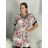 Women's Plus Size Short Sleeve Tunic (54/56 ONE SIZE) TURKISH FASHION TME249100