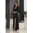 Women's strapless tulle party dress (S/M/L ONE SIZE) ITALIAN FASHION IM923001 black 2XL