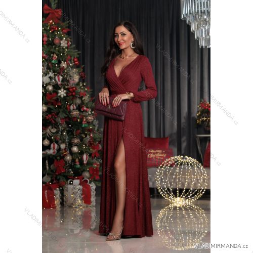 Women's strapless tulle party dress (S/M/L ONE SIZE) ITALIAN FASHION IM923001