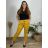 Jacket Extended Slim Long Sleeve Women Plus Size (48/50/52 ONE SIZE) ITALIAN FASHION IM424658 48/50 žlutá hořčicová
