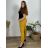 Jacket Extended Slim Long Sleeve Women Plus Size (48/50/52 ONE SIZE) ITALIAN FASHION IM424658 48/50 žlutá hořčicová