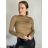 Langärmliger, übergroßer Kapuzen-Sweatshirtmantel mit Reißverschluss für Damen (S/M EINHEITSGRÖSSE) ITALIAN FASHION IMPLI2385141