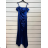 Women's Long Strapless Sequin Party Dress (S/M ONE SIZE) ITALIAN FASHION IMPSH233348