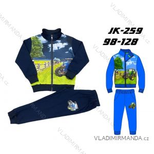 Súprava tepláková mikina dlhý rukáv a tepláky detské chlapčenské (98-128) SEZON SEZ25JK-259