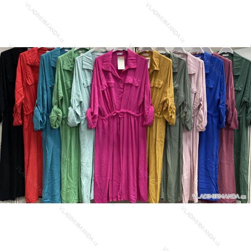 Long shirt dress, long sleeves, women's, oversized (52/54/56 ONE SIZE) ITALIAN FASHION IMC25015