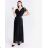 Women's Strapless Long Party Dress (S/M ONE SIZE) ITALIAN FASHION IMPSH245192 S / M black