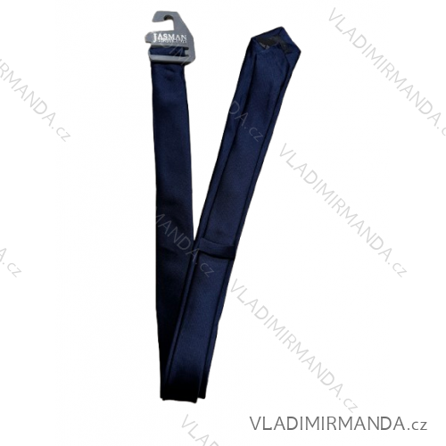 Kravata pánská úzká 6x72,5cm JASMAN (one size) turecká móda JSM25001/DUR tmavě modrá ONE SIZE