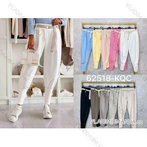 Elegant sweatpants with belt for women (S/M/L ONE SIZE) ITALIAN FASHION IMC25039