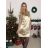 Šaty spoločenské elegantný letný krátky rukáv dámske (S/M ONE SIZE) TALIANSKA MÓDA IMPSH245544