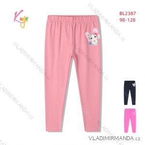 Long leggings for children's girls (98-128) KUGO BL2387