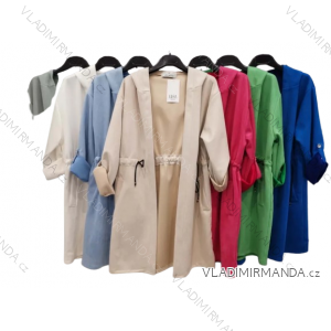 Women's lightweight pullover jacket with hood 3/4 long sleeves (S/M/L ONE SIZE) ITALIAN FASHION IMPLI249521