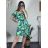 Šaty letné icecool krátky rukáv dámske (S/M ONE SIZE) TALIANSKA MÓDA IMM23M939