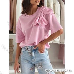 Tričko krátký rukáv dámské (S/M/L ONE SIZE) ITALSKÁ MÓDA IMWCH25016