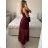 Elegant Sleeveless Ball Gown Lace (uni s-m) ITALIAN FASHION IM919919 -   red -   S / M