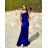 Šaty dlouhé elegantní bez rukávu dámské (S/M/L ONE SIZE) ITALSKÁ MÓDA IMPBB25B24908